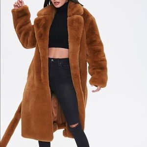 Forever 21 Faux Fur Coat